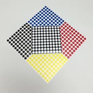 방수원형스티커 12mm 15가지색상 GD-WG-167