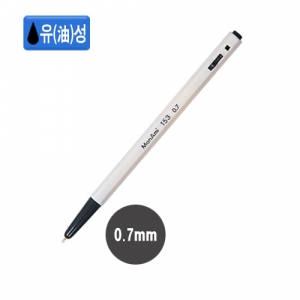 모나미)153볼펜(0.7mm 흑)-그루(12다스)(144개입)