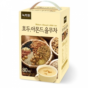 녹차원)호두,아몬드,율무차 80T-박스(4개입)