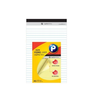 프린텍 LP127W 리갈패드 스티키 백색 127X203mm 2개