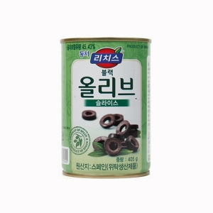 식자재 리치스 블랙올리브 슬라이스 405g