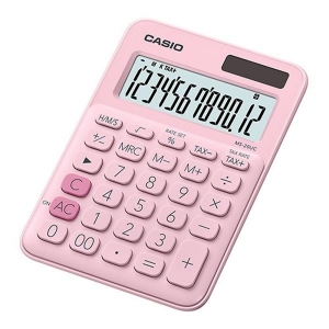카시오 계산기 MS-20UC 핑크 12자리 MO