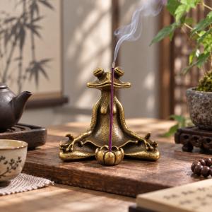 향 소품 홀더 개구리  향꽂이 향받침대 감성소품 홀더