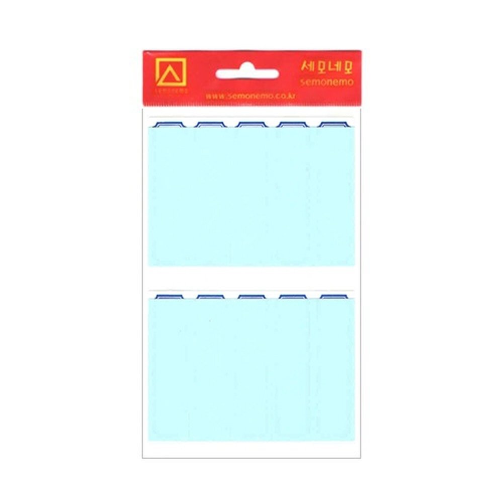 (세모네모) 1000 보호견출지 10-410B 청색 7매 / 18x60 (1개입)