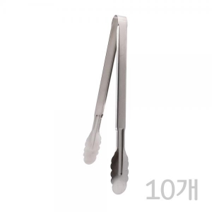 KP 스텐 럭셔리 만능집게(대) 340mm(10개) 뷔페 야채 샐러드 빵 다용도집게