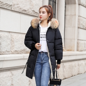 신상 여자 롱 패딩 두꺼운 점퍼