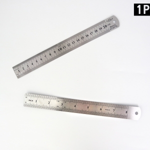 쇠자 스틸자 철자 제도자 스텐자 직자 자 - 20cm